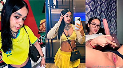 Dominicana Melisa Taveras Y Su Totico Rosadito Masturbandoló