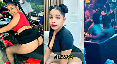 Aleska Dominicana de Destruir una Práctica en Xx Del Bar