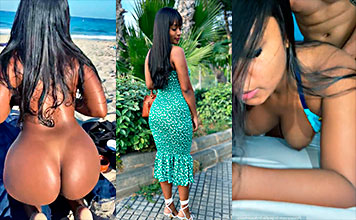 Indiazinha publica un video porno de perro