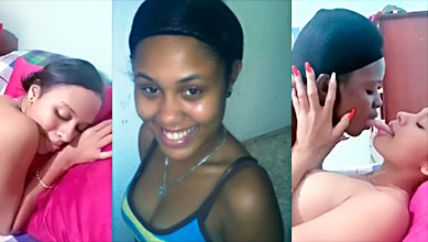 La niña dominicana de 18 años decide adoptar una puta lesbiana
