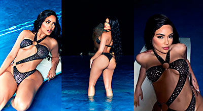 Niza Nabila recibe terapia por todo su cuerpo