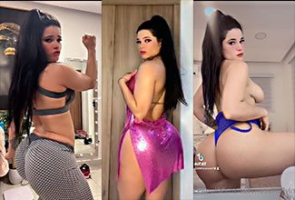 Luciana Moon y sus hermosos cimientos sólidos como una piedra