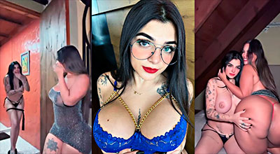 Mexican Carely Ruiz con un lezbio de caderas extremas