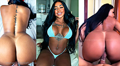 Pokahontas Carioca gritando como una perra de placer follando 4
