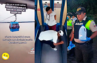 Policías de Pilan A Parea del Ecuador que follaron en El Teleferico Aeronovía