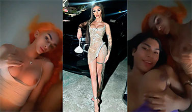 Domenic of transsexual La àta and Darlin Castillo Dice Ven y Chupala