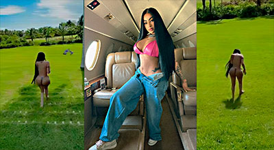 Yailin La carrera más virtual y jugar con 6ix9ine Semidesnaude