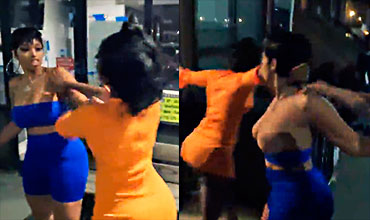 Sion Williams pelea con una chica de celos