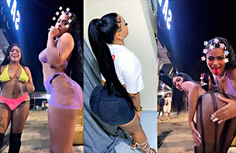 Dominicana La Beba Berry Con Putas Strippers Muy Calientes