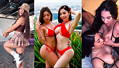 Keren Canelon Y Jocelyn Macias En Un Cuarteto De Lesbiana Intenso
