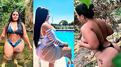 Liseth Casas En Rio Matando Un Poco La Calor Dentro De Su Coño
