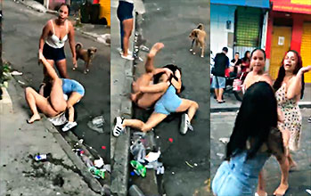 Otro Pleito Entre Chicas Matándose Por El Pene Mas Grande De Brasil