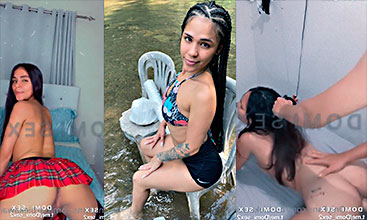 Pila De Ñema Le Dan A La Dominicana Cheyla Cruz En La Cama