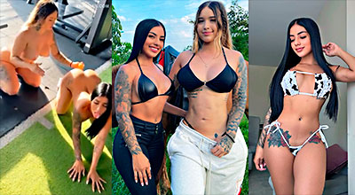 Valeria Castañeda Y Tiana Rouse Video Porno Lésbico En El Gym🏋️‍♀️👭