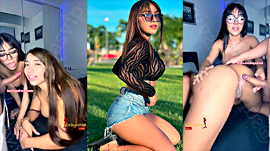 Yazmin PB Y  Verito Aguass Follando En Tríos En Un Streaming