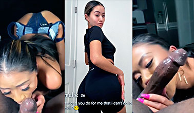 Asian whore has no limit in her throat sucking cock