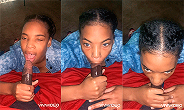 18 Year Old Girl Sucking A Giant Black Cock