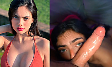 Princess Brenda gets slapped in the face while giving oral sex
