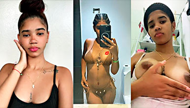Delgadita Dominicana Rainieli Ramos Con Muchas Ganas De Singar