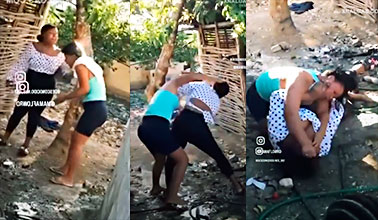 Dominicanas Pelean Por Su Macho Y Hasta Muestran Las Tetas
