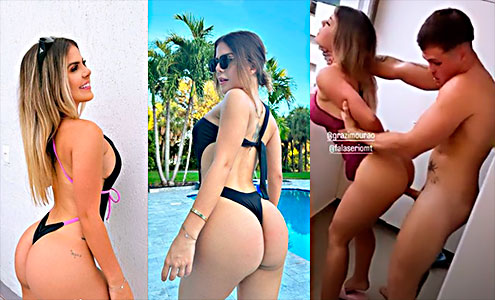 Leaked porn video of the famous Grazi Mourao