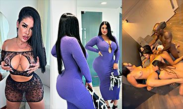 Lorena Vip, Lissa Aires, Y 3 Putas Mas Contra Una Polla Bien Larga