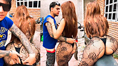 Le Dan Por El Culo A La Puta De Sherly Lopez Al Aire Libre