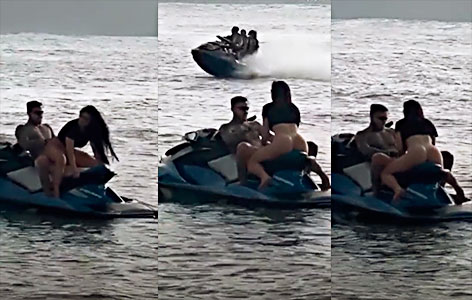 WTF, they don’t care if they see him fucking in the middle of the sea
