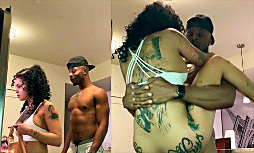 Whore full of tattoos records her black fucking rich