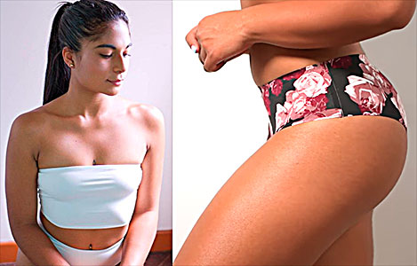 Youtuber Zara Rev Totalmente Desnuda Modelando Su Ropa Intima