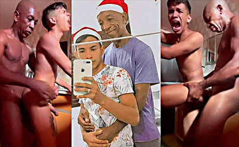 he breaks his anus for a cell phone and the young man even hits him