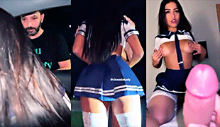 porn video of the beautiful Karlyane Menezes in a hot threesome