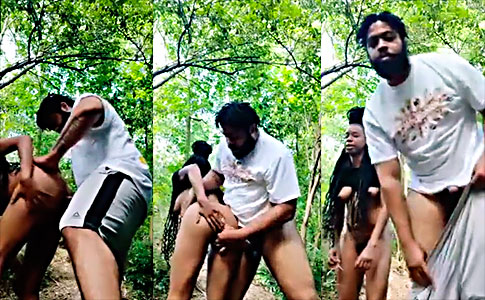they escape from the family camp to fuck secretly